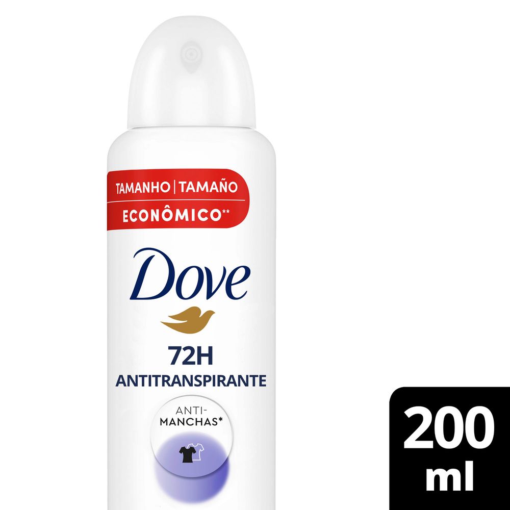 Desodorante Aerossol Feminino Dove Invisible Dry 200ml