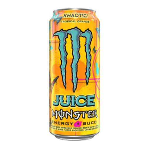 Composto-Energetico-Liquido-a-Base-de-Taurina-e-Cafeina-Juice-Tropical-Orange-com-Suco-de-Laranja-Monster-Khaotic-Lata-473ml