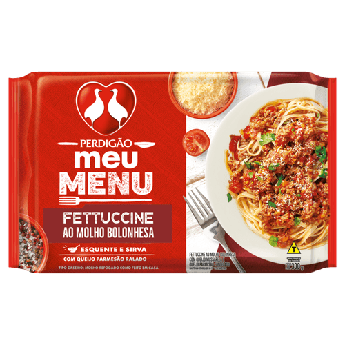 Fettuccine-Ao-Molho-Bolonhesa-Com-Queijo-Parmesao-Ralado-Perdigao-Meu-Menu-Pacote-300G