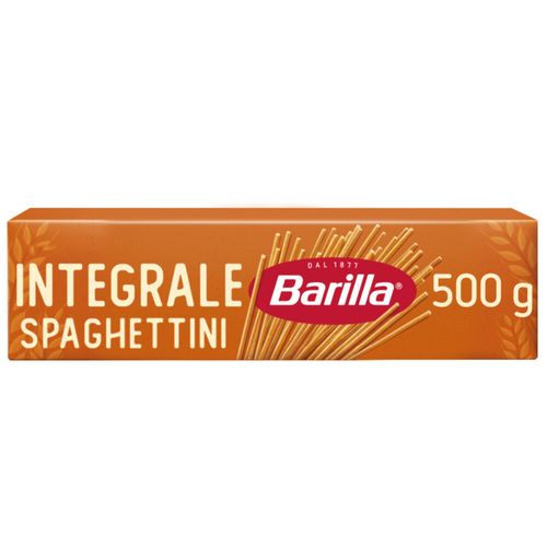 Massa-Alimenticia-Macarrao-Grano-Duro-Integral-Spaghettini-Barilla-Integrale-Caixa-500g