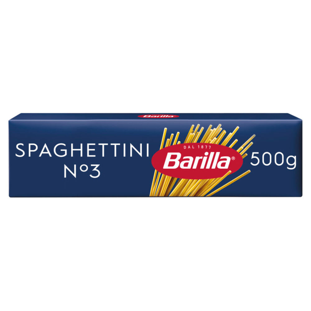 Macarrão Spaghettini n3 Grano Duro Barilla 500g