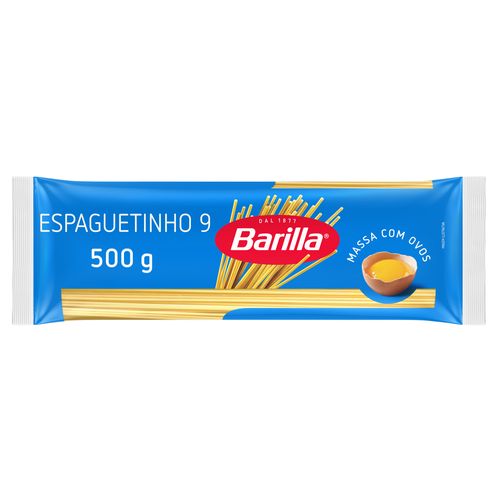 Macarrao-Espaguetinho-n9-com-Ovos-Barilla-500g Macarrao-Espaguetinho-n9-com-Ovos-Barilla-500g