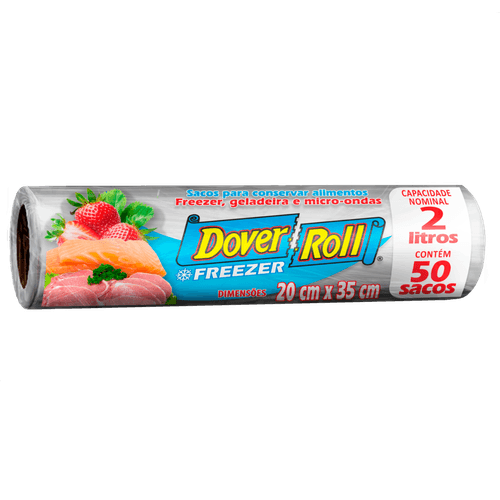 Saco-para-Freezer-Geladeira-e-Micro-Ondas-2l-Freezer-Roll-20cm-x-35cm-50-Unidades Saco-para-Freezer-Geladeira-e-Micro-Ondas-2l-Freezer-Roll-20cm-x-35cm-50-Unidades