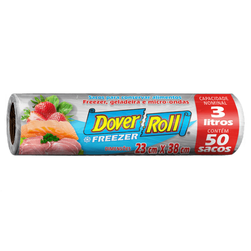 Saco-para-Freezer-Geladeira-e-Micro-Ondas-3l-Freezer-Roll-23cm-x-38cm-50-Unidades Saco-para-Freezer-Geladeira-e-Micro-Ondas-3l-Freezer-Roll-23cm-x-38cm-50-Unidades