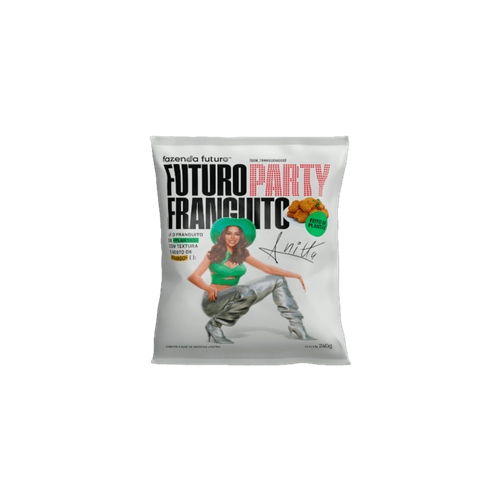 Alimento-Frango-a-Base-de-Proteina-Vegetal-Anitta-Fazenda-Futuro-Party-Franguito-Pacote-240g