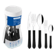 Faqueiro-Tramontina-Leme-Inox-Preto-20-Pecas-Gratis-Pote-Multiuso