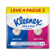 lenco-de-papel-folha-tripla-descartavel-kleenex-dia-a-dia-pacote-leve-4-pague-3-unidades-de-10-lencos-cada