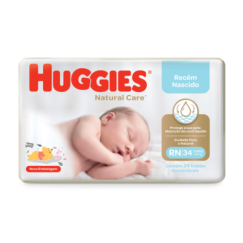 Fralda-Descartavel-Recem-Nascido-Huggies-Natural-Care-RN-ate-4kg-Pacote-34-Unidades