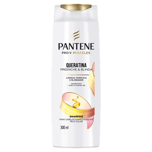 Shampoo-Queratina-e-Pro-Vitamina-B5-Pantene-Pro-V-Miracles-Queratina-Preenche---Blinda-Frasco-300ml
