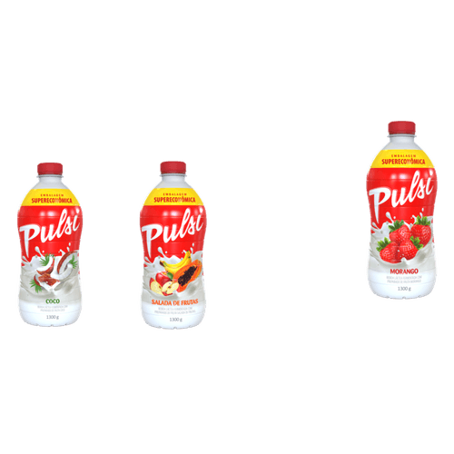 Bebida-Lactea-Fermentada-com-Preparado-de-Fruta-de-Salada-de-Frutas-Pulsi-Garrafa-11kg-Embalagem-Supereconomica