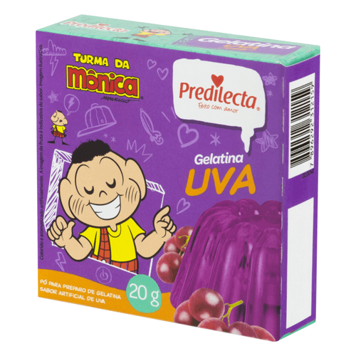 Preparo-de-Gelatina-em-Po-Uva-Turma-da-Monica-Predilecta-Caixa-20g