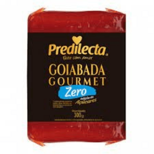 Goiabada-sem-Adicao-de-Acucar-para-Dietas-de-Ingestao-Controlada-de-Acucares-Predilecta-Gourmet-Pacote-300g
