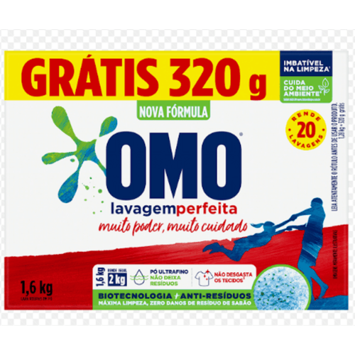 Lava-Roupas-Po-Omo-Lavagem-Perfeita-Caixa-16kg-Gratis-320g