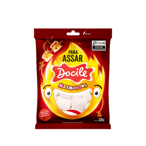 Marshmallow-Baunilha-para-Assar-Docile-Maxmallows-Pacote-220g