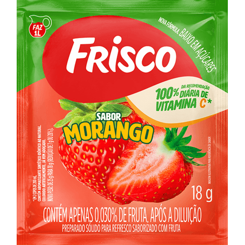 Refresco-em-Po-Morango-Frisco-Pacote-18g Refresco-em-Po-Morango-Frisco-Pacote-18g