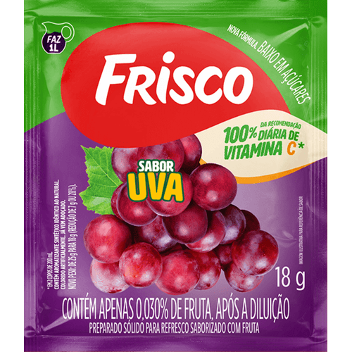 Refresco-Em-Po-Uva-Frisco-25g Refresco-Em-Po-Uva-Frisco-25g