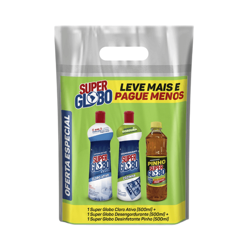 KIT-LIMP-SUPER-GLOBO-3X500ML-CLORO--DESENG-PINHO KIT-LIMP-SUPER-GLOBO-3X500ML-CLORO--DESENG-PINHO