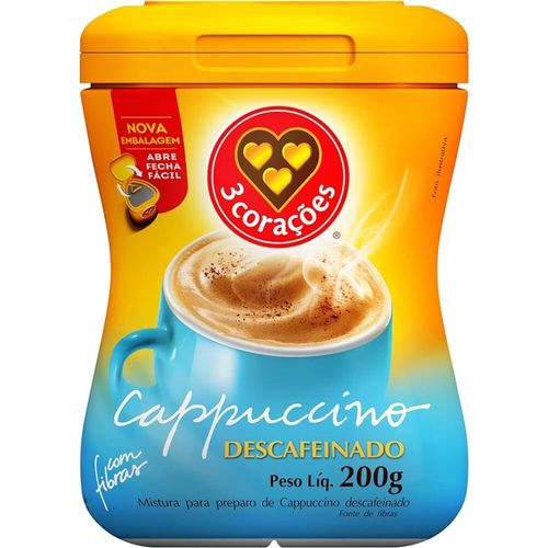 Cappuccino-Soluvel-Descafeinado-3-Coracoes-Pote-200g