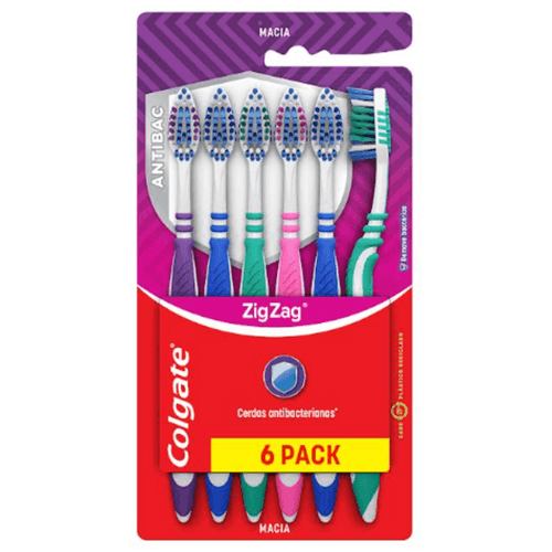 escova-dental-macia-colgate-zig-zag-antibac-6-unidades