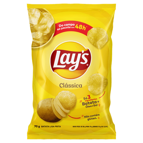 Batata-Frita-Lisa-Classica-Lays-70G