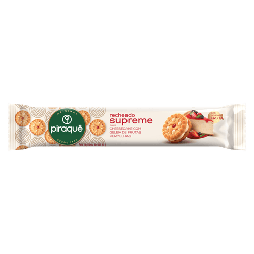 Biscoito-Recheio-Cheesecake-com-Geleia-de-Frutas-Vermelhas-Piraque-Supreme-Pacote-80g