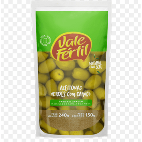 Azeitona-Verde-em-Conserva-Varietal-Arauco-com-Caroco-Vale-Fertil-Sache-Peso-Liquido-240g-Peso-Drenado-150g