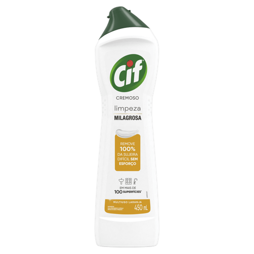 Saponaceo-Cremoso-Multiuso-Laranja-Limpeza-Milagrosa-Cif-Squeeze-450ml