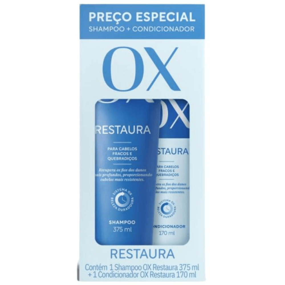 KIT OX SH 375ML+CO 170ML RESTAURA PREÇO ESPECIAL