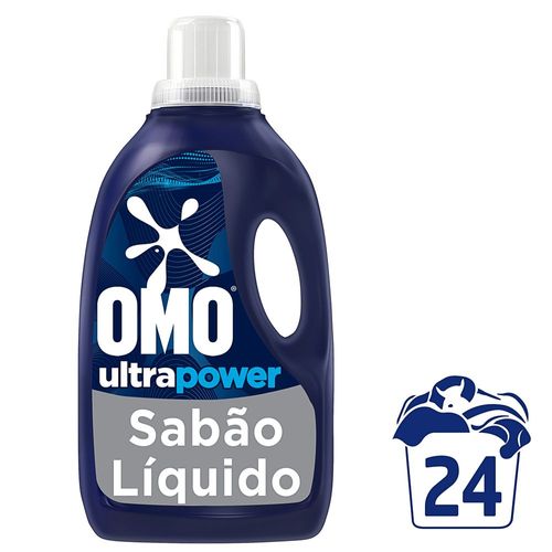 Lava-Roupas Líquido Omo Ultra Power Frasco 1,8l