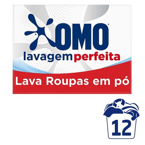 Lava-Roupas em Pó Omo Lavagem Perfeita Caixa 800g