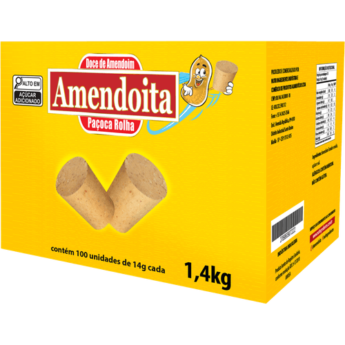 Pacoca-Amendoita-14kg---Caixa-Com-100-Unid. Pacoca-Amendoita-14kg---Caixa-Com-100-Unid.