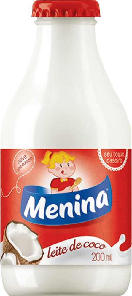 Leite De Coco Menina Vidro 200ml
