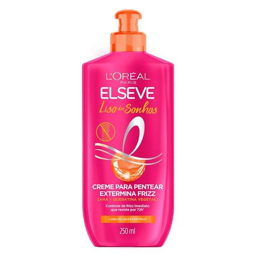 Creme-de-Pentear-Elseve-Liso-dos-Sonhos-250ml Creme-de-Pentear-Elseve-Liso-dos-Sonhos-250ml