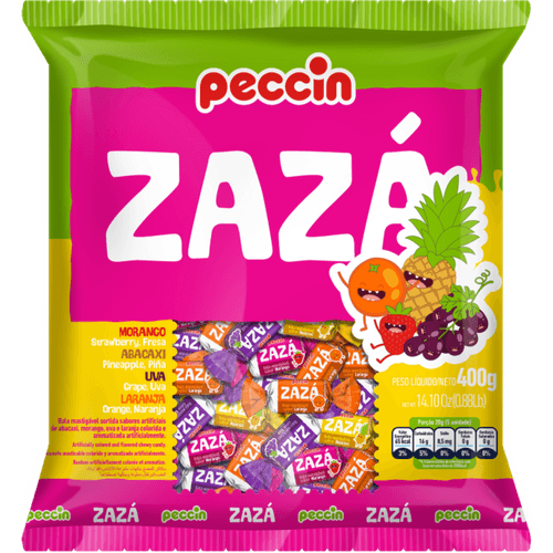 Bala-Mastigavel-Peccin-400g-pc-Zaza Bala-Mastigavel-Peccin-400g-pc-Zaza
