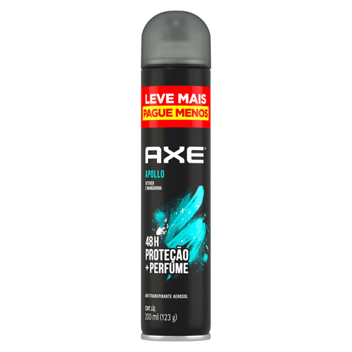Antitranspirante-Aerossol-Vetiver-e-Mandarina-48h-Axe-Apollo-200ml-Spray-Leve-Mais-Pague-Menos Antitranspirante-Aerossol-Vetiver-e-Mandarina-48h-Axe-Apollo-200ml-Spray-Leve-Mais-Pague-Menos