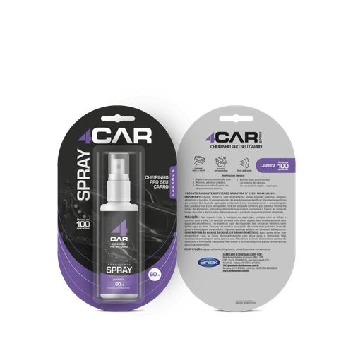 AROMATIZ-AUTO-4CAR-60ML-SPRAY-LAV AROMATIZ-AUTO-4CAR-60ML-SPRAY-LAV
