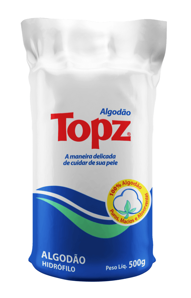 ALGODAO ROLO TOPZ 500G