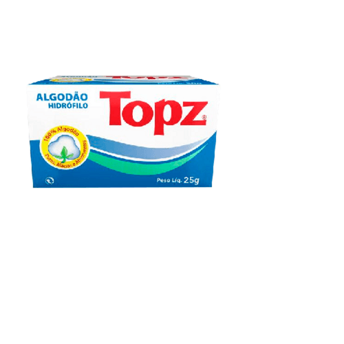 Algodao-em-Rolo-Hidrofilo-Topz-Caixa-25g Algodao-em-Rolo-Hidrofilo-Topz-Caixa-25g