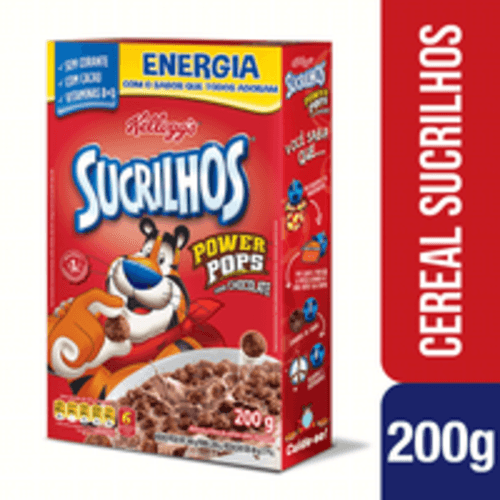Alimento-a-Base-de-Cereal-Matinal-Chocolate-Kellogg-s-Sucrilhos-Power-Pops-Caixa-200g Alimento-a-Base-de-Cereal-Matinal-Chocolate-Kellogg-s-Sucrilhos-Power-Pops-Caixa-200g
