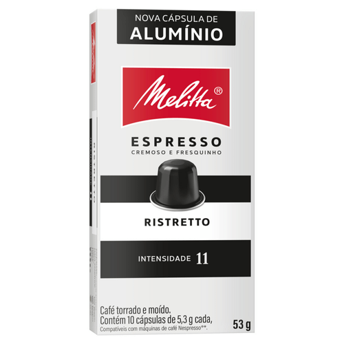 CAPSULA-CAFE-ESPRESSO-MELITTA-53G-10UN-RISTRETO CAPSULA-CAFE-ESPRESSO-MELITTA-53G-10UN-RISTRETO