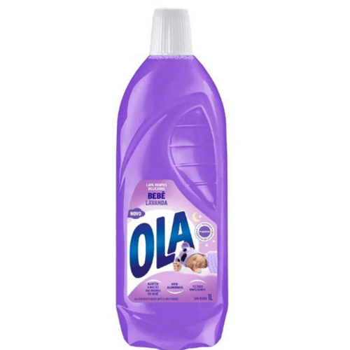 Lava-Roupas-Liquido-Roupas-Delicadas-Extratos-Naturais-de-Lavanda-Ola-Bebe-Frasco-1l Lava-Roupas-Liquido-Roupas-Delicadas-Extratos-Naturais-de-Lavanda-Ola-Bebe-Frasco-1l