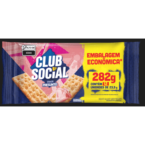 Biscoito-Salgado-Club-Social-Presunto-Embalagem-Economica-282g Biscoito-Salgado-Club-Social-Presunto-Embalagem-Economica-282g