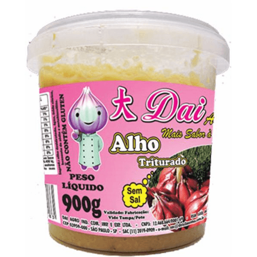 Alho-Triturado-Dai-Alimentos-Pote-900-g Alho-Triturado-Dai-Alimentos-Pote-900-g
