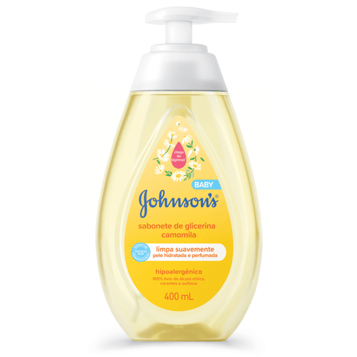 SABONETE-LIQUIDO-INFANTIL-JOHNSON-S-BABY-400ML-CAMOMILA-LIMPA-SUAVEMENTE-PELE-HIDRATADA-E-PERFUMADA-HIPOALERGENICO-100--LIVRE-DE-ALCOOL-ETILICO-CORANT SABONETE-LIQUIDO-INFANTIL-JOHNSON-S-BABY-400ML-CAMOMILA-LIMPA-SUAVEMENTE-PELE-HIDRATADA-E-PERFUMADA-HIPOALERGENICO-100--LIVRE-DE-ALCOOL-ETILICO-CORANT