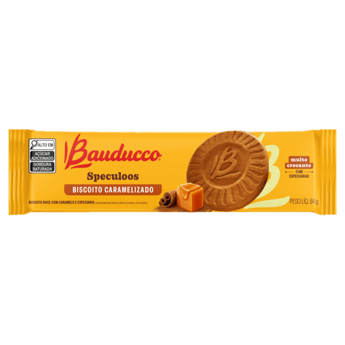Biscoito-Caramelizado-Bauducco-Speculoos-Pacote-84g Biscoito-Caramelizado-Bauducco-Speculoos-Pacote-84g