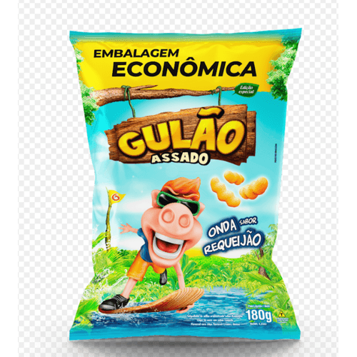 Salgadinho-Assado-Gulao-Requeijao-180g Salgadinho-Assado-Gulao-Requeijao-180g