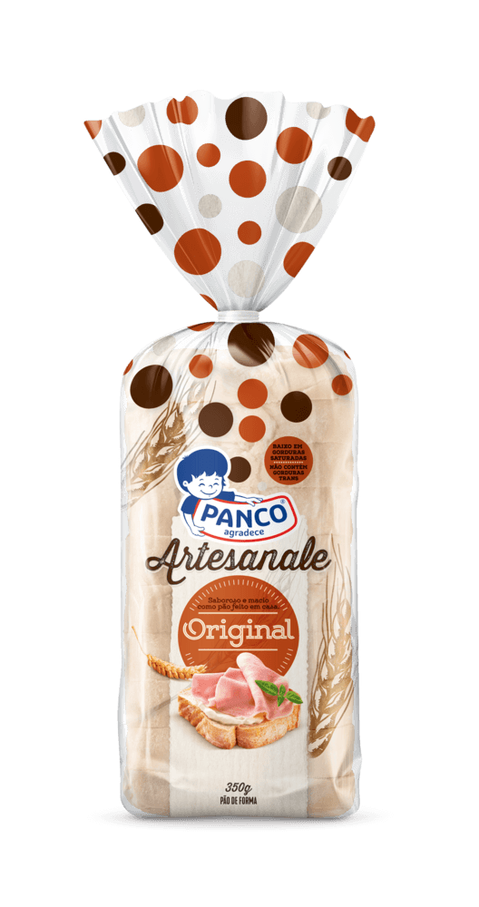 PÃO FORMA PANCO ARTESANALE ORIGINAL 350G
