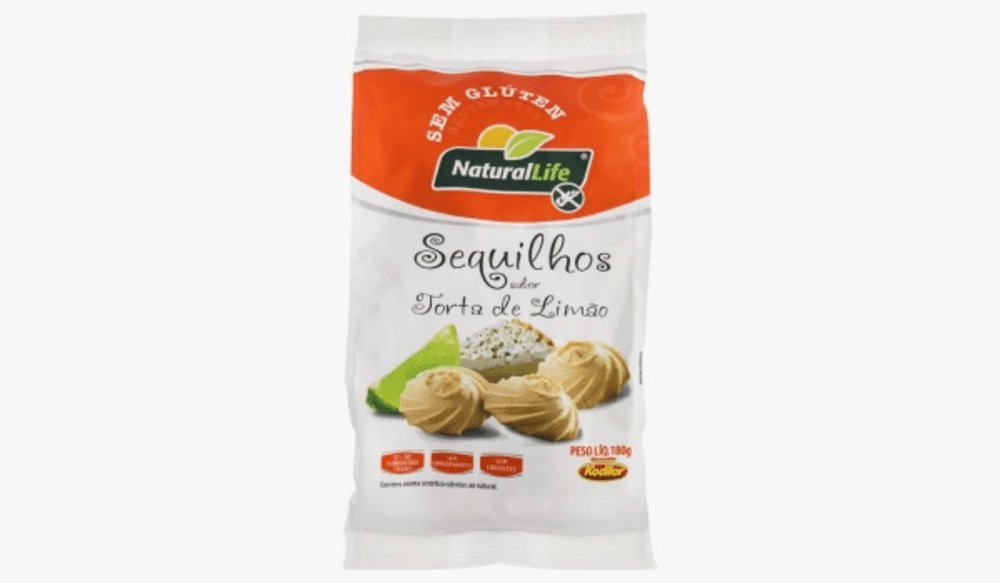 SEQUILHOS NATURL LIFE S/GLUTEN 180G TORTA LIMAO