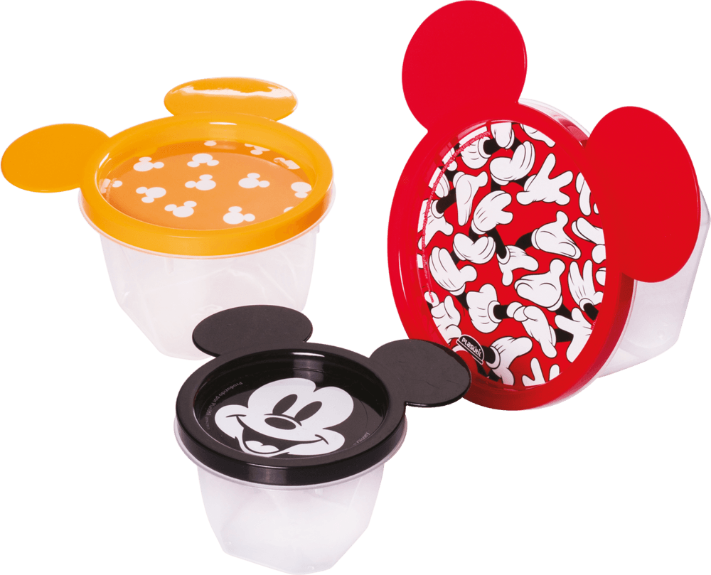 CONJUNTO PLASUTIL  POTE CONECT RED MICKEY