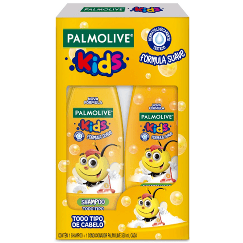 Kit-Shampoo---Condicionador-Palmolive-Kids-350ml-Cada Kit-Shampoo---Condicionador-Palmolive-Kids-350ml-Cada
